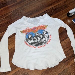 Aerosmith Long Sleeve Waffle Tee
